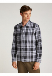Calvin Klein Languoti mar&scaron;kiniai &raquo;TWILL CHECK SNAPS OVERSHIRT&laquo; su logotipas