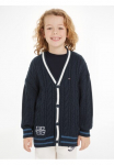 Tommy Hilfiger Megztinis &raquo;H kardiganas megztinis SWEATER&laquo; Vaiki&scaron;ki iki 16 Jahre su Logopatch