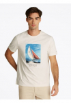 Tommy Hilfiger Mar&scaron;kinėliai &raquo;HILFIGER COLOR PHOTO ra&scaron;tas TEE&laquo; su madingas ra&scaron;tas