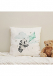 queence Dekoratyvinė pagalvėlė &raquo;Fliegender Panda&laquo; Pagalvės užvalkalas su HD Premium ra&scaron;tas geruchsneutral 40x40cm