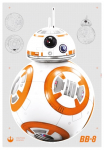 Komar Sienos lipdukai &raquo;Star Wars BB-8 - Gr&ouml;&szlig;e 100 x 70 cm&laquo; selbstklebend Sienų lipdukai vaikų kambario baldų komplektas