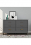 OTTO home Komoda &raquo;Westerleigh&laquo; su 6 Stalčius MDF Beine i&scaron; medžio masyvo auk&scaron;tis 85 cm plotis 145 cm