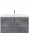 Saphir Vonios kambario baldų komplektas &raquo;Quickset 945 Mineralmarmor-Waschtisch su spintelė 99 cm breit&laquo; 1 Stk. dalys