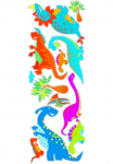 Art for the home Sienos lipdukai &raquo;Dino&laquo; Kunst dėl Zuhause - Sienos lipdukai - Dinosaurier - 25x70 cm