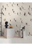 living walls Fototapetas &raquo;THE WALL III Tapetai su Menschen Motivtapete asmenys Kunst&laquo; matinis glatt tapetai Abstrakt dėl miegamojo kambario baldai K&uuml;che Wohnzimmer Menschen Design