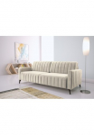 exxpo - sofa fashion Trivietė sofa &raquo;Grande Sofa su miegojimo mechanizmu Dauerschl&auml;fer Microvelours-Bezug plotis 222cm&laquo; su miegojimo funkcija ir Dėžutė patalynei komfortabler spyruoklės
