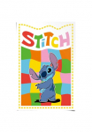 Reinders! Plakatas &raquo;Stitch - chequered Stitch&laquo; vaikų kambario baldų komplektas - Blau - 150 gr. Papier - Cartoons ir Charaktere