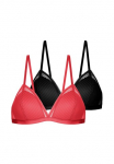 Dorina Bralette &raquo;Lamina&laquo; 2vnt. Pack lengvai gepolstert Dryžuotas Netzbesatz be lankeliai