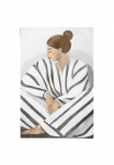 Reinders! Plakatas &raquo;Zen-Dame grau&laquo; miegamojo kambario baldai - Wei&szlig; - 150 gr. Papier - Frauen - 61x915 cm