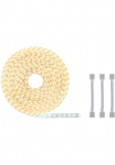 Paulmann LED-Streifen &raquo;MaxLED 500 Einzelstripe ir adapterio laidas Adapterio laidas 20m Warmwei&szlig;e 72W 550lm/m&laquo; 1 Stk.-flammig unbeschichtet