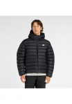 New Balance Dygsniuota striukė &raquo;Hooded Puffer Sportinis bliuzonas BLACK&laquo; su gobtuvas Warm gef&uuml;tterte Striukė ir Žieminė striukė