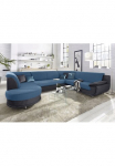 TRENDMANUFAKTUR Sofa &raquo;Rondo 3 zeitlos ir modern im medžiagų derinys U-Form&laquo; patogi dėl mehr Komfort su spyruoklės patogi su miegojimo funkcija