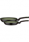GSW Keptuvių rinkinys &raquo;Avocado&laquo; Aliumininis rinkinys je 1 keptuvė &Oslash; 24/28 cm H: 45/50 cm - 15/21 l 2 Stk. dalys Indukcinė
