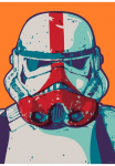 Komar Paveikslas &raquo;Mandalorian Pop Art Stormtrooper&laquo; Disney | Star Wars 1 Stk. dalys paveikslas zur dekoracija im vaikų kambario baldų komplektas - be grotelės