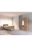 rauch Miegamojo kambario komplektas &raquo;Komplettschlafzimmer miegamojo kambario baldai EVELYN&laquo; rinkinys ir SOFT-CLOSE-FUNKTION 3 Stk. dalys spinta ir lova in 2 plotis naktinis staliukas 2 Stalčius pagamintas in GERMANY