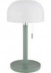 GLOBO LIGHTING LED stalinis &scaron;viestuvas &raquo;NORMAN&laquo; LED-Modul 1 Stk. warmwei&szlig; - kaltwei&szlig; Akkutischleuchte auch dėl lauke Zugschalter Kordel Akkulampe