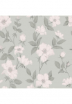LAURA ASHLEY Tapetai &raquo; Fleurir Smoke Green Vliestapete&laquo; gebl&uuml;mt glatt Fleurir Smoke Green tapetai