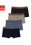 H.I.S Kelnaitės &scaron;ortukai &raquo;Boxershorts dėl Jungen&laquo; Rinkinys 4 Stk. su meliertem Logo Webbund