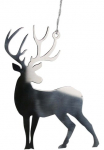 AM Design Ant Design Baumbehang &raquo;Hirsch Weihnachtsdeko Christbaumschmuck&laquo; i&scaron; Nerūdijančio plieno