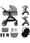 Kinderkraft Vaiki&scaron;kas vežimėlis &raquo;ESME 3IN1&laquo; 25 kg ir Vaiki&scaron;ka automobilinė kėdutė MINK PRO 2 i-Size (40&ndash;87 cm)