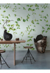 living walls Fototapetas &raquo;THE WALL III Bl&auml;tterranken Tapetai Motivtapete Floral Blattmotiv&laquo; matinis glatt tapetai Bl&auml;tter dėl miegamojo kambario baldai K&uuml;che Wohnzimmer Bl&auml;tterranke