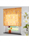 Liedeco Ritininė užuolaida &raquo;Blumen orange&laquo; Lichtschutz Sienelė su Bohren/ohne Bohren freih&auml;ngend Ritininė užuolaida Kettenzugrollo Dekorrollo - gėlės orange