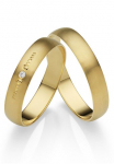 Firetti Vestuvinis žiedas &raquo;Schmuck Dovanų Gold 375 Hochzeit Ehering "LIEBE"&laquo; pagamintas in Germany patogi su arba be Brillant