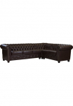 Home affaire Chesterfield-Sofa &raquo;Rysum L-Form&laquo; Chesterfield-Optik langer Schenkel i&scaron; kairės arba i&scaron; de&scaron;inės