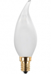 SEGULA LED lemputės &raquo;Vintage Line&laquo; E14 1 Stk. Warmwei&szlig; dimmbar Kerze Windsto&szlig; matinis E14