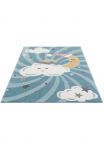 Carpet City Vaiki&scaron;kas kilimas &raquo;Anime9380&laquo; rechteckig 11 mm auk&scaron;tis Kilimas Mond Wolken Žvaigždė &scaron;velnus Flor