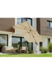 Schneider Schirme Skėtis &raquo;Rhodos Twist Woody&laquo; BxL: 300x300 cm Alu/Polyester ir Plattenst&auml;nder/Schutzh&uuml;lle
