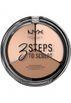 NYX PROFESSIONAL MAKEUP Kompaktinė pudra Kompaktinė pudra &raquo;3 STEPS TO SCULPT&laquo; einfaches Contouring ir Highlighting gut verblendbar cremig.
