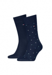 Tommy Hilfiger Kojinės &raquo;TH MEN SOCK 2P DOT&laquo; 2 pora 2 pora dalys su Klasikinio stiliaus Markenpr&auml;gung