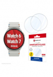 Displex Apsauginis stiklas ekranui &raquo;Smartwatch Glass Unbreakable Protector&laquo; dėl Samsung Galaxy Watch6 44 mm;Samsung Galaxy Watch7 44 mm Rinkinys 2x Hybrid Glass Apsauginė plėvelė ekranui Apsauginė plėvelė ekranui Bildschirmschutz kratz- & sto&szlig;fest
