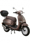 Alpha Motors Motoroleris &raquo;Cappucino&laquo; 125 cm&sup3; 85 km/h Euro 5+ 8 ekonomi&scaron;kas rinkinys su Daiktadežė ir Daiktadežė