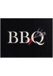 Primaflor-Ideen in Textil Durų kilimėlis &raquo;BBQ Grillunterlage juoda spalva pagamintas in Belgium&laquo; rechteckig 5 mm auk&scaron;tis Grillmatte ideal kaip Apsauginis užtiesalas su Spruch rutschhemmend lengvai prižiūrimas