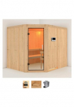 Karibu Pirtis &raquo;Marit&laquo; rinkinys Ofen 9 kW Bio externe Strg easy