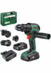 Bosch Home & Garden Akumuliatorinis suktuvas-gręžtuvas &raquo;&raquo;AdvancedDrill 18V-80 QuickSnap&laquo;&laquo; ir 2x Akumuliatorinis PBA 18V 25Ah ir įkroviklis