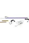 Saphir Įmontuojamas &scaron;viestuvas &raquo;Quickset Ap&scaron;vietimas ir Trafo ir Touchsensor 60 cm breit&laquo; 1 Stk. Kaltwei&szlig; dėl Waschtischunterschr&auml;nke Spiegelschr&auml;nke 275LM 230V kaltwei&szlig;