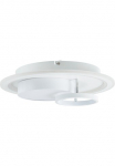 Brilliant LED lubinis &scaron;viestuvas &raquo;Sigune&laquo; LED-Modul 1 Stk. &Oslash; 40 cm dimmbar CCT 4800 lm Nuotolinis ap&scaron;vietimo pultas metalas wei&szlig;/schwarz