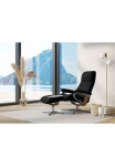 Stressless&reg; Atpalaiduojanti kėdė &raquo;View&laquo; rinkinys Atpalaiduojanti kėdė su Kojų kėdutė su Kojų kėdutė su Cross Base Gr&ouml;&szlig;e S M & L Holzakzent Eiche