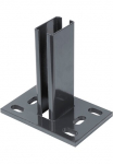 Alberts Pfostentr&auml;ger dėl Tvoros stulpas 60x40 mm dėl metalinė tvora Lėk&scaron;tė 150x100 mm
