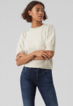 Vero Moda Megztinis apvalia i&scaron;kirpte &raquo;VMDOFFY 2/4 O-NECK megztinis GA NOOS&laquo; su trumpom Puff&auml;rmeln