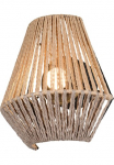 REALITY Leuchten REALITY Ap&scaron;vietimas LED Sieninis &scaron;viestuvas &raquo;LIRA Akumuliatorinis sieninė lempa USB laikmena Ladeanschluss 15W 140 Lumen 3000K warmwei&szlig;&laquo; LED-Board 1 Stk. Warmwei&szlig; stalinė lempa i&scaron; Papiergarn Touchdimmer max 8h Akkulaufzeit