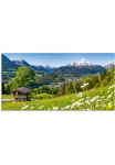 Artland Stiklinis paveikslas &raquo;Landschaft in den Bayerischen Alpen&laquo; Berge 1 Stk. dalys in padėties dydžiai