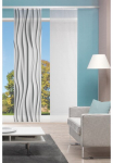 Vision S Panelinės užuolaidos &raquo;WELLO&laquo; Lubinis užuolaidų bėgelis 1 Stk. dalys HxB: 260x60 Bambukas imitacija