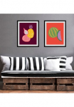 queence Paveikslas &raquo;Aylin&laquo; Essen | Figūrėlė | Kunst | Lebensmittel | Obst | Obst paveikslas/nuotrauka 1 Stk. dalys HD Premium Poster-Druck ir Holzrahmen