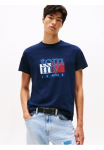 Tommy Jeans Tommy Džinsai Mar&scaron;kinėliai &raquo;TJM RWB FLAG Mar&scaron;kinėliai EXT&laquo; siauras forma su apvalia i&scaron;kirpte