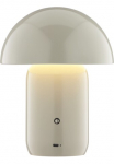 LeGer Home by Lena Gercke Subtilus Home by Lena Gercke LED stalinis &scaron;viestuvas &raquo;Galilea&laquo; LED-Modul 1 Stk. Warmwei&szlig; dimmbar &Oslash; 20 cm metalas Akumuliatorinis stalinė lepma Schalter su Touchfunktion
