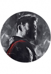 Komar Fototapetas &raquo;Vlies selbstklebend - Avengers Painting Thor - Gr&ouml;&szlig;e 125 x 125 cm&laquo; ra&scaron;tuotas glatt vaikų kambario baldų komplektas